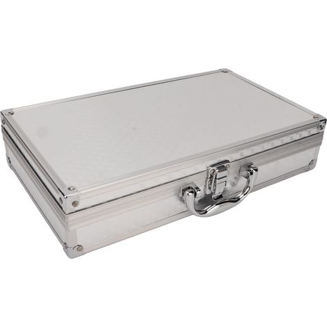 Großzügige, Multifunktionale Aufbewahrungsbox Mit Schnallenverschluss, Aluminiumbox Zur Werkzeugaufbewahrung