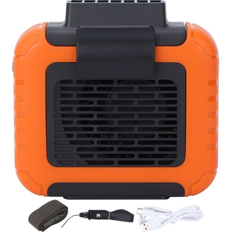 Mini-nackenventilator Mit 3 Einstellbaren Geschwindigkeitsstufen Für Camping, Radfahren Und Outdoor-aktivitäten.