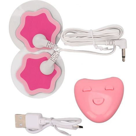 Wiederaufladbares, Per Usb Aufladbares Gerät Zur Linderung Von Menstruationsbeschwerden, Tragbarer Periodenmaskierer Mit Elektroden, Rot-rosa, Für Frauen