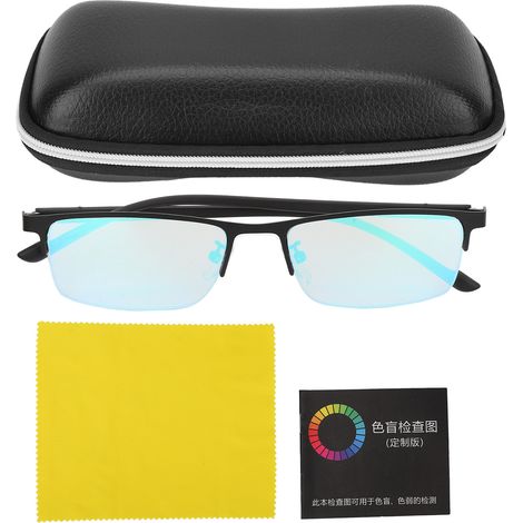 Brille Für Farbenblindheit Und Farbsehschwäche, Flexibel, Mit Etui, Zur Korrektur Des Farbsehens.