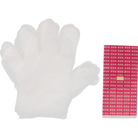 100 Beutel Mit Einweg-paraffinhandschuhen, Kunststoff-spa-abdeckungen Für Heißwachsbäder, Handpflegebehandlung.