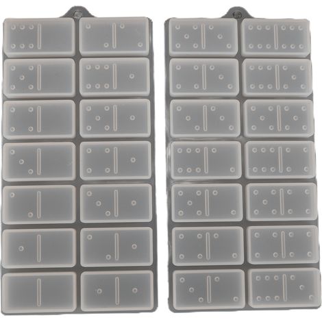 Domino-silikonform Für Epoxidharz-bastelarbeiten, Schokoladenherstellung, Tortendekoration, Diy-schmuck