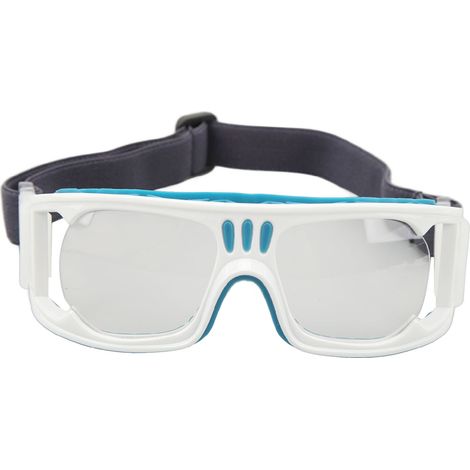 Antibeschlagfreie, Stoßfeste Sportbrille Für Basketball, Laufen Und Radfahren, Mit Verstellbarem Kopfband, Augenschutz, Blaues Modell