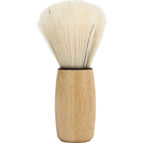 Bartbürste Für Herren Mit Weichen Borsten Und Ergonomischem Holzgriff, Gesichtsrasurwerkzeug Für Salon Oder Zuhause