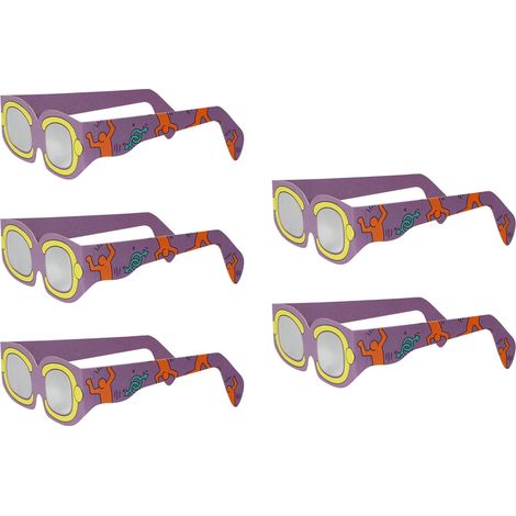 5 Paar Sonnenfinsternisbrillen, Augenschutzfilter Für Die Direkte Sonnenbeobachtung, Ce-zertifizierte Tönungen