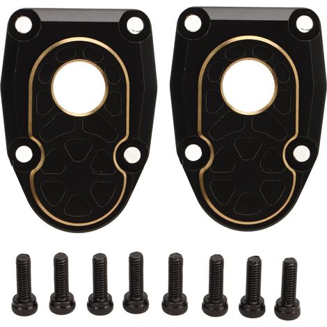 2 Stück Lenkkappen Aus Schwarzem Messing Für Axial Capra Scx10 Iii Ar45p 1/10, Verbesserte Stabilisierung Des Achsschenkels