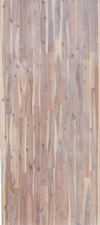 Tischplatte Akazie massiv 220 x 100 cm 38 mm mit natürlicher Kante Tischplatte