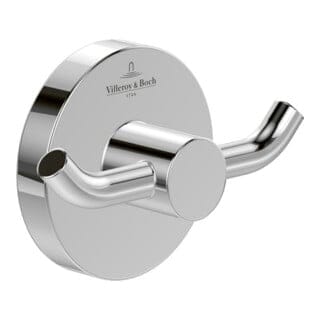 Villeroy&boch - Elements Tender Doppel-Handtuchhaken TVA15101200061 76x54x32mm, rund, chrom