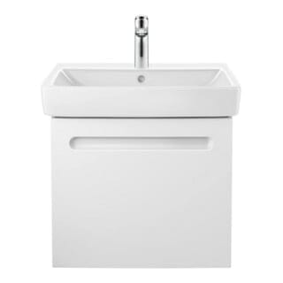 Duravit - No.1 Waschtisch, 1 Hahnloch, mit Überlauf, 550x460mm,