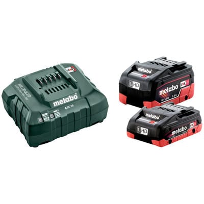 Metabo - Basis Set LiHD im Karton 1x4,0 Ah 1x5,5 Ah asc 30-36 v