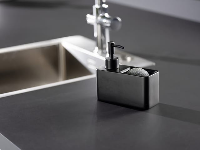 Spülmittelspender mit Schwammhalter resa, 150 ml Wenko