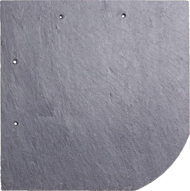 Weitere - Naturschiefer Bogen 20x20cm anthrazit Schiefer Platte Dach Fassade gerundet