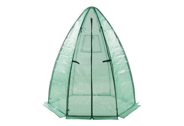 [en.casa] - Gewächshaus Hunze 183x160cm Grün