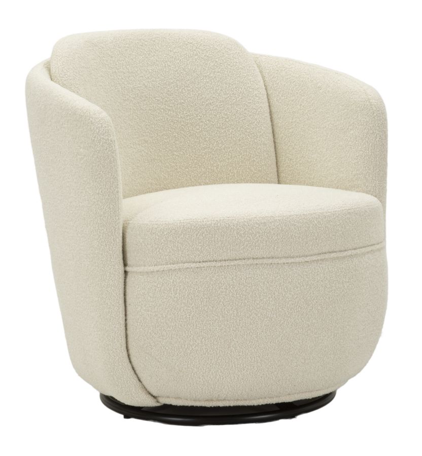 Torino Creme Drehstuhl 70x72x75 Cm (sitzhöhe 44,5 Cm)