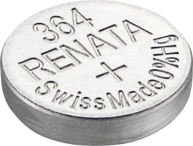 Knopfzelle 364, 19mAh, Silberoxid - Renata
