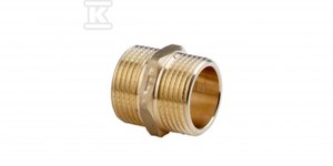 Messingnippel 6/4" Gelb