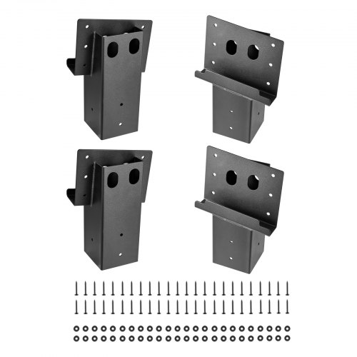 Halterungen Mit 8°-neigung, Plattformhalterung, Passend Für 88,9 X 88,9 Mm Holz, 1000 Kg Tragkraft, Hirschständerhalterung Für Hochsitze, Jagd-hochsitze, Schießbuden, 4 Stück