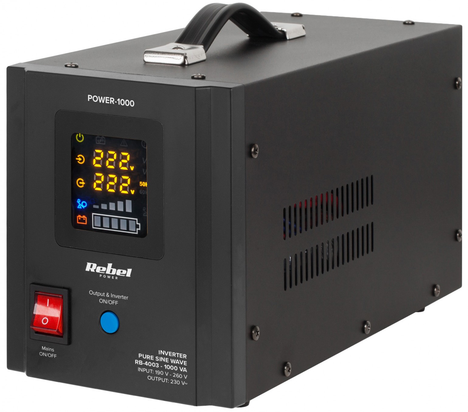 Ups Rebel Power-1000 Rb-4003 12v 230v 1000va/700w (5901890078702)