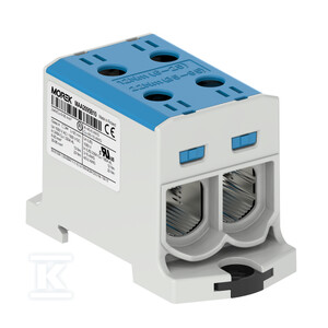 Otl95-2 2xal/cu 6-95mm2 Stecker, Blau