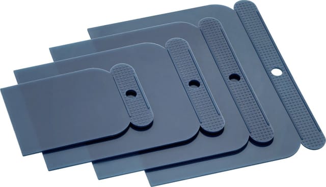 Color Expert - Japan-Spachtel-Satz 4-teilig Kunststoff, 50/75/100/120 mm Spachtel & Schaber