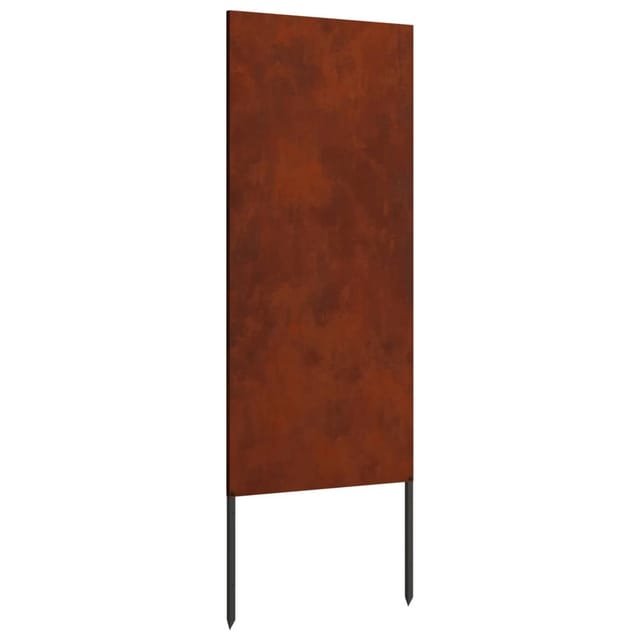 Garten dekoratives Panel Sonstiges Rostig 50 x 140 cm Vidaxl