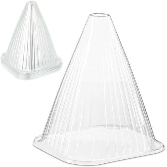 Transparenter pflanzenhut im 10er pack