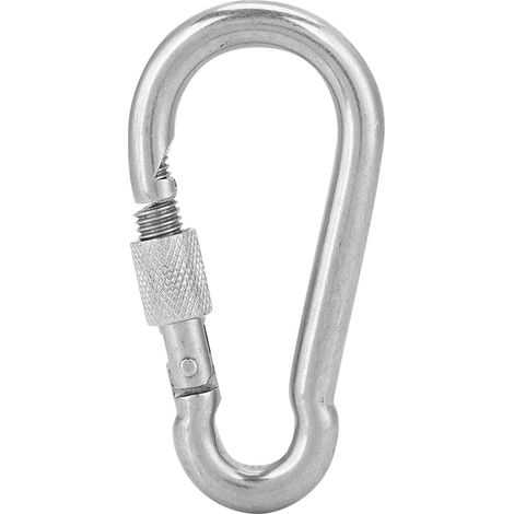 Karabiner Aus Edelstahl 304, Elastischer Schnellverschluss-federhaken, M11-befestigungsschlaufe
