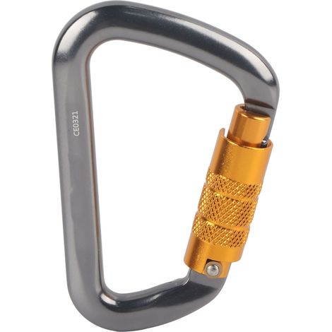 Outdoor-kletterkarabiner, D-förmiger Hauptverriegelungsmechanismus, Automatische Verriegelung, Sicherheit Beim Bergsteigen Und Wandern
