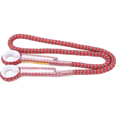 Professionelles Abseilseil Für Kletter- Und Rettungseinsätze – Schutzgurtband Mit Roter Fangschlaufe, 80 Cm