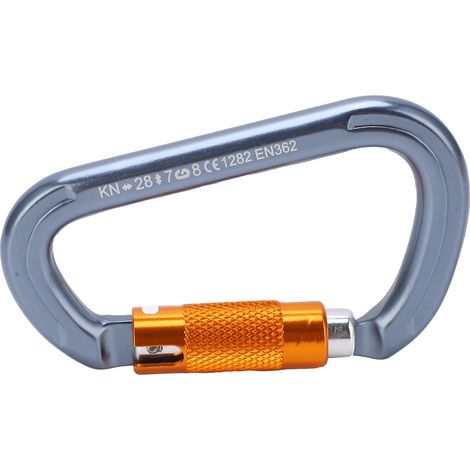 Robuster Und Langlebiger, Rutschfester Kletterkarabiner, Ideal Für Camping, Gletschertouren Und Wanderungen.
