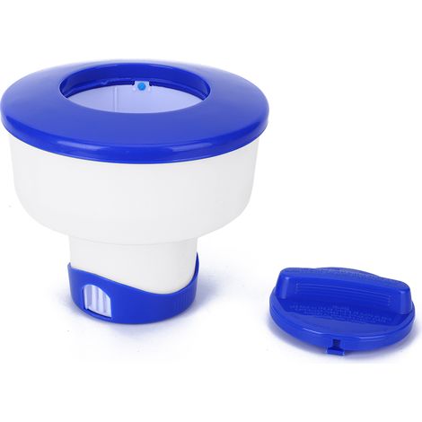8-zoll-schwimmspender Für Poolchemikalien, Robuste Pvc-konstruktion, Faltbar, Zubehör Für Die Spa-reinigung.