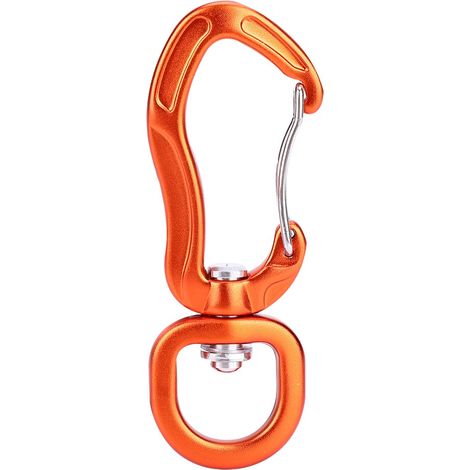 Aluminium-karabiner Für Hängematten, Klettern, Sicherheit, Schnellhaken, Schnellaufhängung (orange)