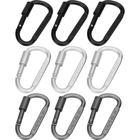 D-förmiger Schnellverschluss-karabiner Aus Aluminiumlegierung Für Outdoor-ausrüstung