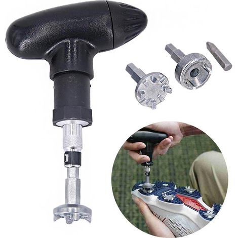 Professioneller T-griff-schlüssel Zum Entfernen Und Anbringen Von Golfschuhspikes