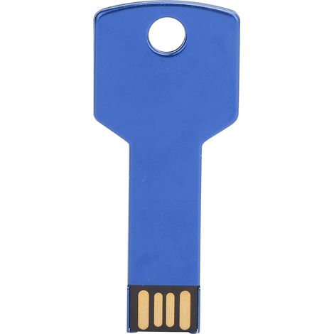 Blauer, Schlüsselförmiger Usb-stick Mit 64 Gb Speicherkapazität, Geeignet Für Computer Und Autos, Plug-and-play-speicher.