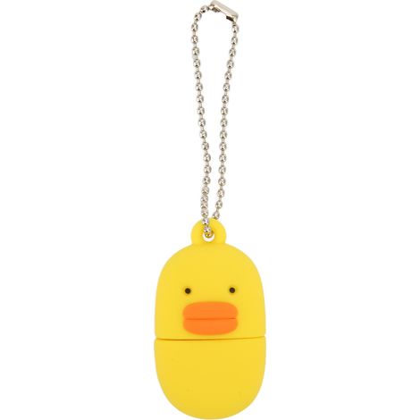 Niedlicher Gelber, Entenförmiger 16-gb-usb-2.0-flash-speicher, Antimagnetisch, Wurstförmiges Speichermedium.