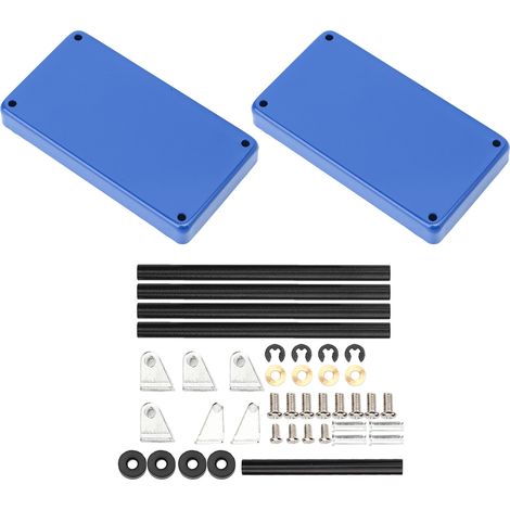 Mini-werkzeugwagen Mit 2 Ebenen, Mobiler Werkstattwagen Für Reparaturen, Rc-zubehör Für Modelle Im Maßstab 1:8, 1:10, 1:12 Und 1:16, Groß, Blau