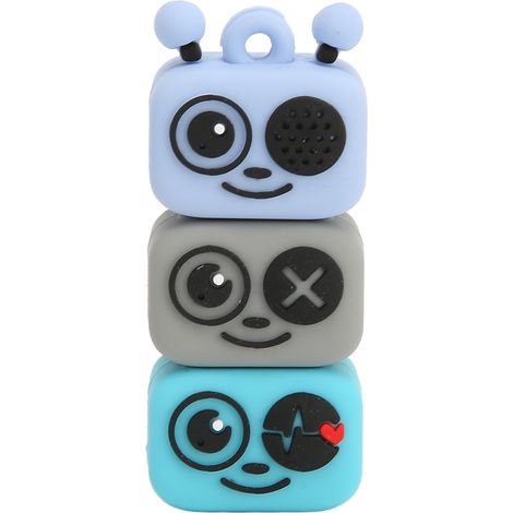 32 Gb Blauer Pvc-usb-2.0-stick Mit Bienenmotiv, Tragbarer Speicherstick Für Büro Und Geschäft