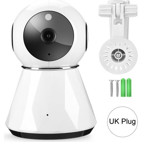 1080p Wlan-ip-überwachungskamera, Pir-bewegungsmelder, Babyphone, 100–240 V Netzteil (uk)