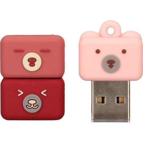 Bärenförmiger 64-gb-usb-stick, Usb 2.0, Plug-and-play-unterstützung, Hot-switching-fähig, Stoßfest Für Pc