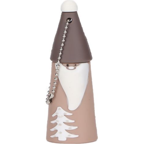 Niedlicher Weihnachtsmann-usb-2.0-stick, 32 Gb, Grau – Robuster Mobiler Speicher, Hohe Kompatibilität, Ideal Für Den Täglichen Gebrauch