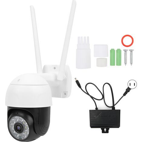 1080p Wlan-smart-kamera Mit Zwei-wege-farbnachtsicht, Ip66 Wasserdichtes Überwachungssystem, 100–240 V Us-stecker