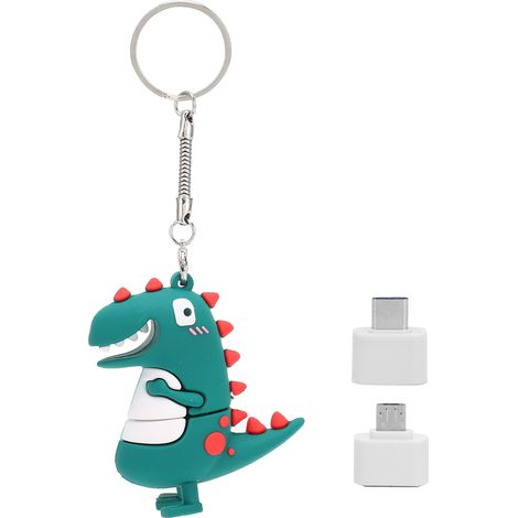 Dinosaurier-souvenir-usb-2.0-stick, 8 Gb Speicherstick Mit Tragbarem Typ-c-adapter