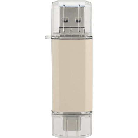 Usb 3.0 Flash-laufwerk, Goldfarbene Aluminiumlegierung, Drei-in-eins-hochgeschwindigkeits-massenspeicher (16 Gb)