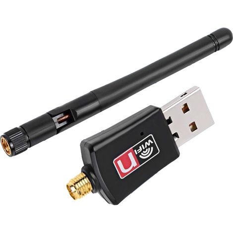 Tragbarer Wlan-usb-adapter Mit Hochleistungsantenne, Dualband-netzwerkadapter (2,4 Ghz 400 Mbit/s Und 5 Ghz 867 Mbit/s) Für Zuhause