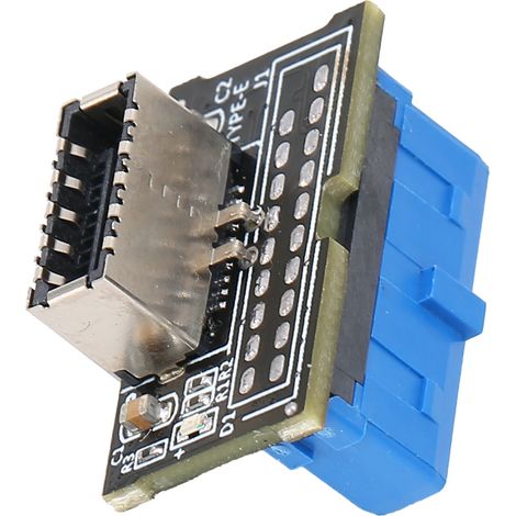 Keya 20-poliger Typ-e-auf-19-poliger Usb-3.0-stecker-mainboard-adapter, Frontpanel-erweiterung