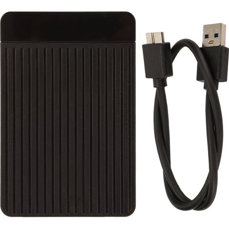Externes 2,5-zoll-festplattengehäuse Mit Usb 3.0 (6 Gbit/s), Kompatibel Mit 6-tb-festplatten, Für 7-mm- Und 9,5-mm-hdds/ssds, Uasp-unterstützung