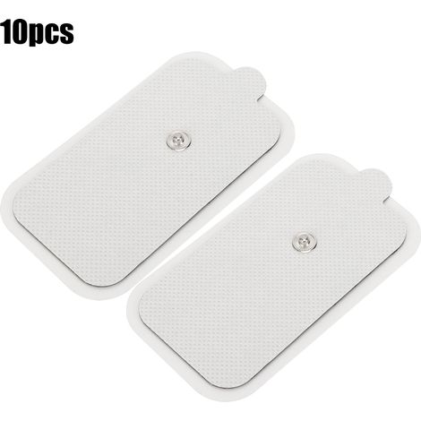 10 Wiederverwendbare 5x9cm Massageelektroden Für Tens/ems, Physiotherapie-pflaster Für Meridiane