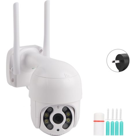 Mini-dome-ptz-überwachungskamera, 2 Mp, 1080p, Wlan, Wasserdicht, 8 Infrarot-leds, Kompatibel Mit Icsee 110–240 V