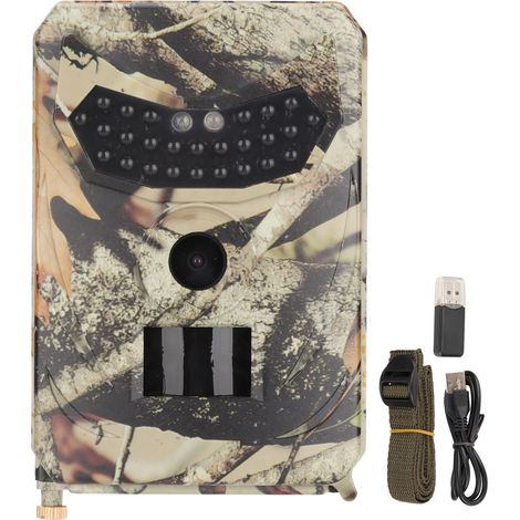 16mp Pr100 1080p Jagdkamera, Verbesserte Version, Für Die Wildtierbeobachtung Im Freien Und Die Erkennung Von Hirschen.